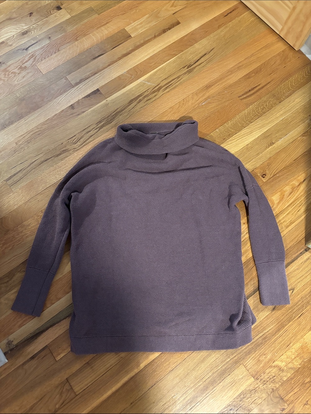 Free People Mauve/Purple Cowl Neck Sweater